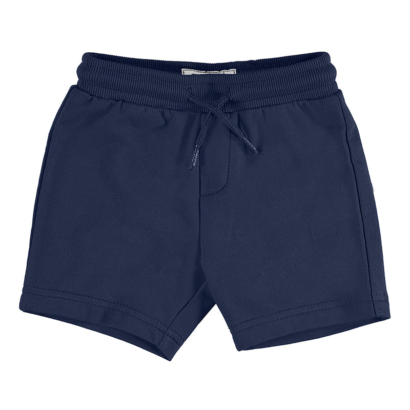 Navy Basic Fleece Shorts