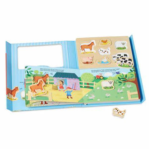 On The Farm Book And Puzzle Set