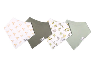 Haven 4 Pack of Bandana Bibs-170 Baby Soft Gifts-Copper Pearl-Baby In Bloom