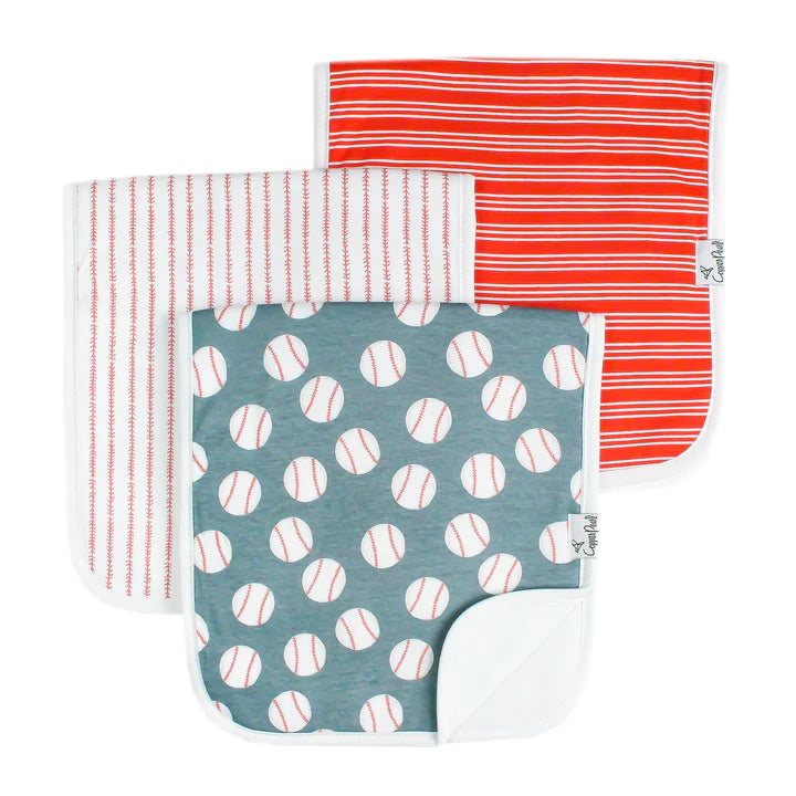 Slugger Burp Cloths