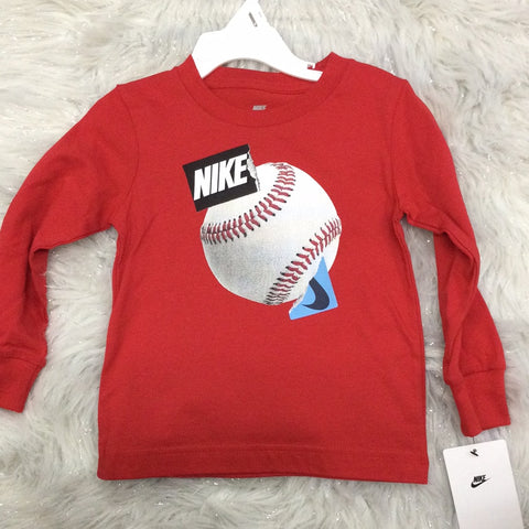Nike Red Baseball Long Sleeve