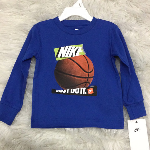 Nike Blue Basketball Long Sleeve