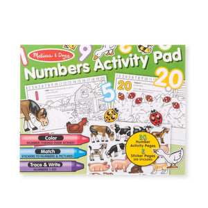 Numbers Activity Coloring Pad