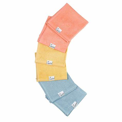 Piper 6 Pack of Soft Washcloths