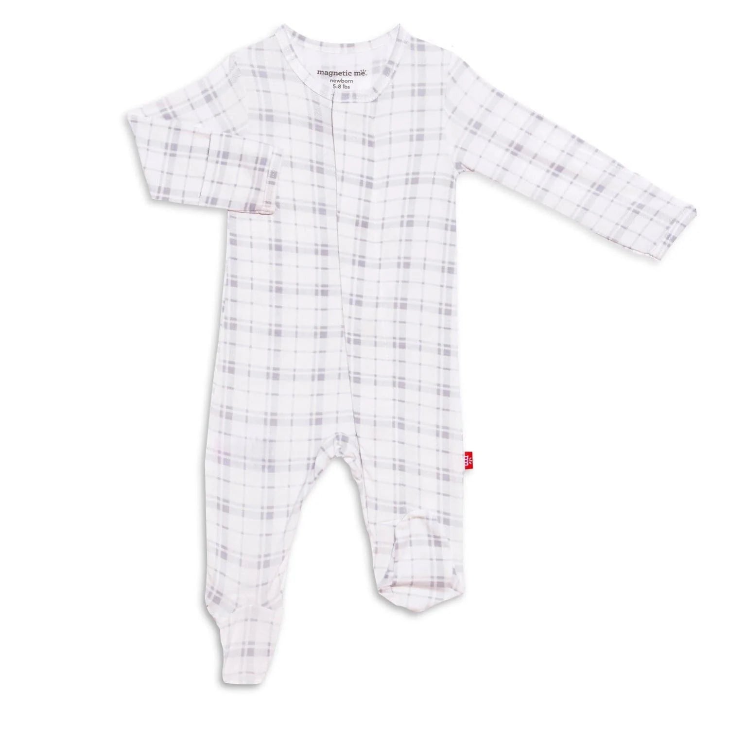 Grey Plaidventure Footie