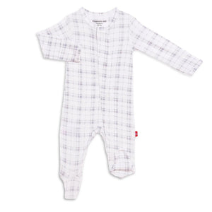 Grey Plaidventure Footie